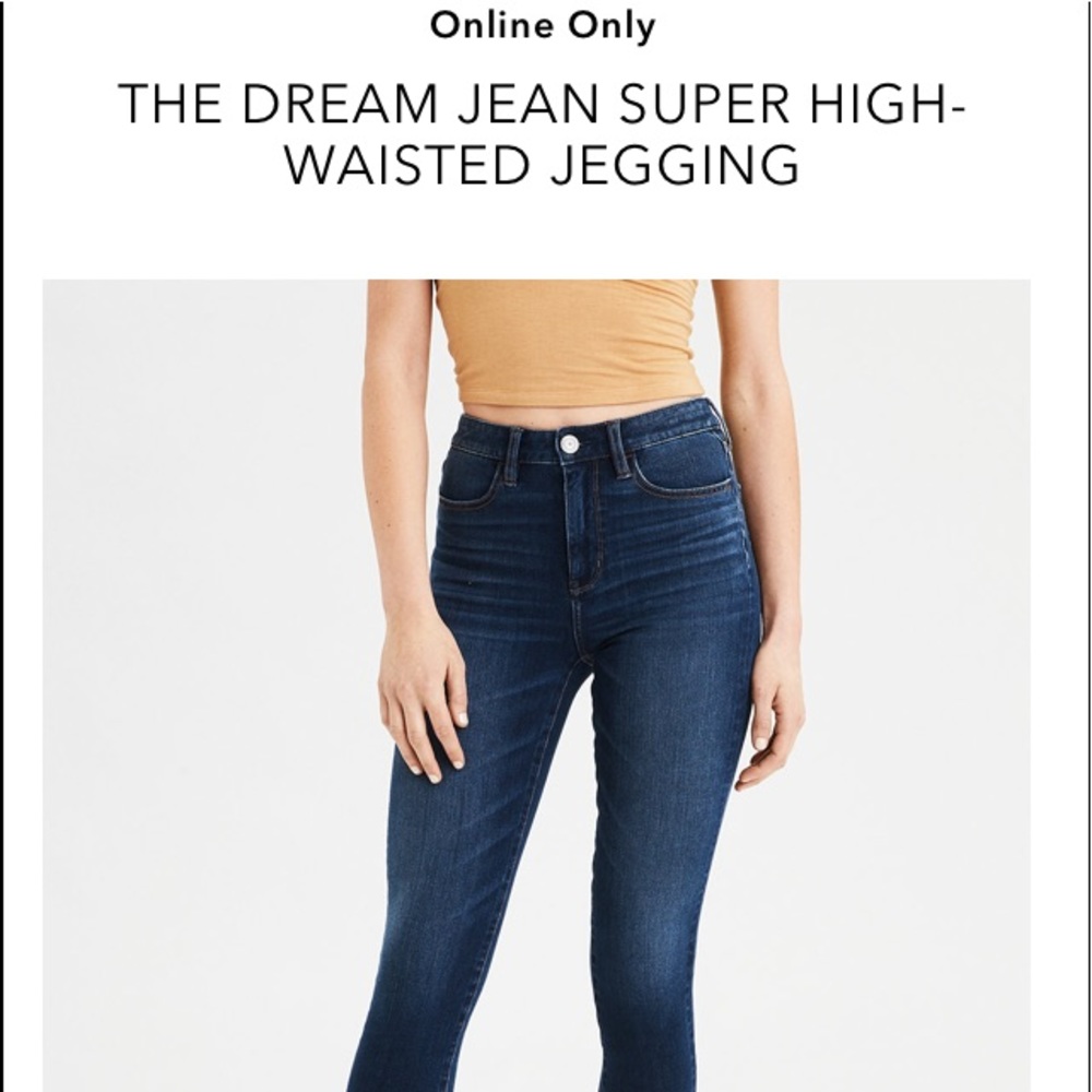 American Eagle Dream Team Super High Waisted Jeans